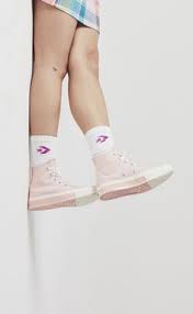 Black And Pink Converse High Tops Converse Chuck 70 Super Color Block High Top Storm Pink Converse Girls Converse Pink Converse