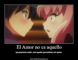 El Amor No Es Aquello Anime Desmotivaciones Frases De Desmotivacion Y Chobits Anime