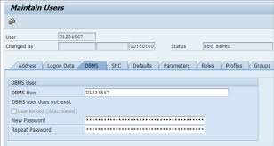 Here schema name and user name is sapabap1 step 2. Dbms Users In Sap Netweaver As Abap 7 40 Sap Blogs