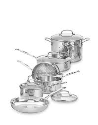 This cookware set is made of brilliant stainless steel with classic looks and professional performance. Cuisinart Chef S Classic Cookware Set Of 11 Belk