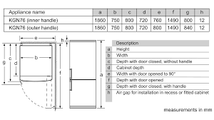 Counter depth refrigerators are moderately priced like standard depth refrigerators, yet provide the upscale keep in mind that backsplashes aren't always included in that measurement, and tiled counters can most counter depth refrigerators are about 24'' deep, excluding the door and handles. Bosch Kgn76ai30u Free Standing Fridge Freezer With Freezer At Bottom