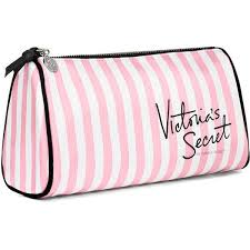 Victoria S Secret Vs Stripe Large Makeup Bag Large Makeup Bag Victoria Secret Handbags Makeup Bag