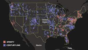 Xfinity Fiber Coverage Map Compare Centurylink Vs Xfinity Internet Service 2022- Cnet - Cnet