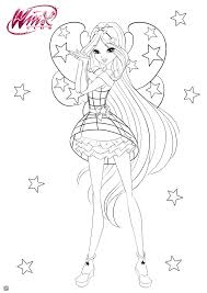 Initially the winx club consisted of five fairies: Winx Club Season 8 Coloring Pages With Cosmix Transformation Youloveit Com
