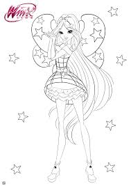 I had a great time coloring . Winx Club Season 8 Coloring Pages With Cosmix Transformation Youloveit Com