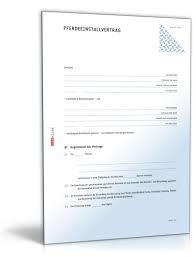 Umgangssprachlich findet der begriff der leihe jedoch auch bei der vermietung gegen entgelt verwendung. Einstellvertrag Pferd Rechtssicheres Muster Zum Download