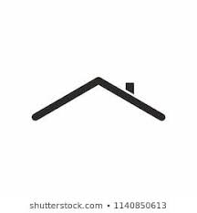 Roof House Icon Logo Vector Icones Personalizados Desenho Hippie Papel De Parede Cor De Rosa