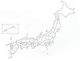 Change the color for all prefectures in a group by clicking on it. Jungle Maps Printable Map Of Japan Black And White
