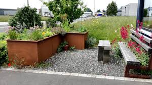 Tereno Das Modulare Hochbeet Aus Stahl Mit Der Edlen Rostoberflache In 2020 Hochbeet Pflanzen Gartenbau