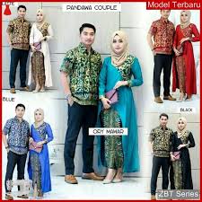 Zbt06209 Kebaya Batik Couple Longcardi Pandawa Kekinian Bmgshop Batik Baju Muslim Model