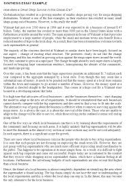 This is because english was used to develop communication, technology. Synthesis Essay Example And Definition At Kingessays C