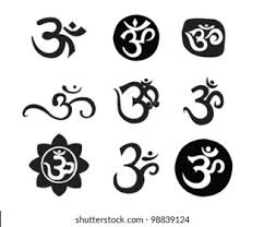 It is uttered at the beginning and end of hindu prayers. Om Aum Symbol Stock Vektorgrafik Lizenzfrei 98839124