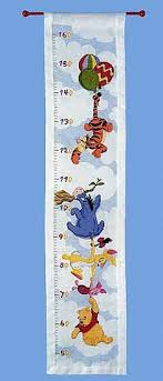 hanging on height chart cross stitch for kids cross