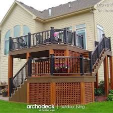 This Urbandale Project West Of Des Moines Features Timbertech Earthwoods Composite Decking With Timbertech S Outdoor Remodel Outdoor Living Space Design Patio