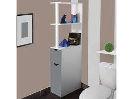 184,90 € au lieu de 229,90 €. Meuble Wc Etagere Willy Bois Gain De Place Pour Toilette 2 Portes Grises Vente De Id Market Conforama