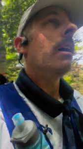 Daniel at approx km 42 looking strong still! 💪🏼