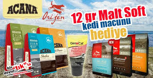Kaliteli Urune Kaliteli Hediye Acana Ve Orijen 2 27 Yada 6 8 Kg Luk Paketlerin Yaninda Gimpet Malt Soft Extra 12 Gr Kedi Macunu Hediy Kedi Urunler Hediyeler