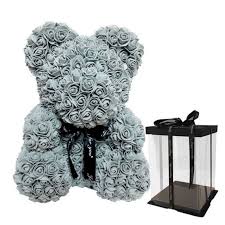 It is said that if you dream a big bear, you will get lucky. Rose Flower Bear Teddy Bear Over Nbsp Artificial Flowers Gift For Mothers Day Valentines Day Anniversary Bridal Showers Nbsp Walmart Com Walmart Com