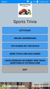Challenge them to a trivia party! Sports Trivia For Android Apk Download