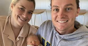 Joshua Watson and Lauren O'Neil welcome Lakey Valentine to the world