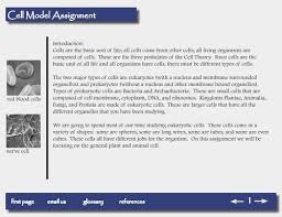 Maybe you would like to learn more about one of these? Cell Model Assignment