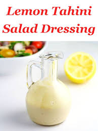 Lemon Tahini Salad Dressing Recipe Tahini Salad Dressing Lemon Tahini Dressing Food