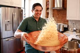 Add the couscous and toss around with a wooden spoon until golden brown. The Patient Art Of Hand Rolled Couscous