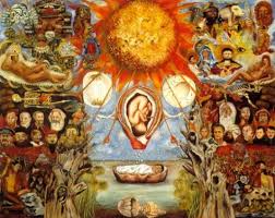 Biografia De Frida Kahlo En Ingles Y Español Moises O Nucleo Solar 1945 Pinturas De Frida Kahlo Frida Kahlo Pinturas Obras De Frida Kahlo