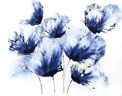 Original Art Watercolor Fl Painting
