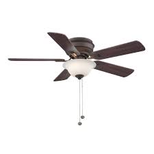 If you are using mobile phone, you could also use menu drawer from browser. Hampton Bay Hawkins 44 Inch Indoor Oil Rubbed Bronze Ceiling Fan With Integrated Led Light The Home Depot Canada