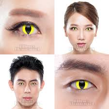 Buy your contact lenses online or visit your local specsavers branch. Yellow Cat Coloured Prescription Contact Lenses Animal Costume