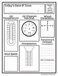 Daily Weather Records 3 6 Teaching Weather Weather Science Weather Lesson Plans