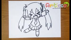 Download and print for free. How To Draw Hatsune Miku Vocaloid Anime Youtube