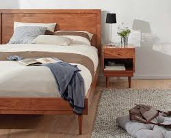 Relaxing Neutral Scandinavian Bedroom Design By Dania Furniture The Amund Bed Adds W Cheap Bedroom Furniture Scandinavian Design Bedroom Diy Furniture Bedroom