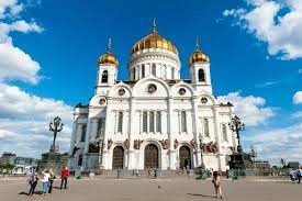 Russian orthodox a highlight on the neroberg that is visible from afar is the russian church, one of the most beautiful and, in terms of its interior decorations, most valuable sacred buildings in the city of wiesbaden. Christ Erloser Kirche In Moskau Russland Franks Travelbox