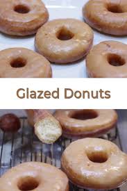 Homemade Glazed Donuts Recipe Krispy Kreme Style Recipe Donut Recipes Donut Glaze Homemade Glazed Donut Recipe