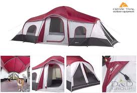 Ozark Trail 10 Person 3 Room Instant Cabin Camping Tent Large Outdoor Hiking New Cabin Tent Tent Cabin Camping