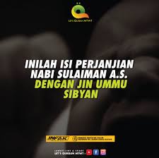 Assalaamu 'alaikum wr wb saudaraku yang dirahmati alloh swt kami tayangkan film kartun tentang #nabisulaimanas #jinifrit #burunghudhud #ratubilqis secara len. Let S Qurban Mtwt Inilah Isi Perjanjian Nabi Sulaiman A S Dengan Jin Ummu Sibyan Mungkin Tidak Banyak Dari Kita Yang Tahu Tentang Bagaimana Sejarah Terjadinya Perjanjian Antara Nabi Sulaiman Dengan Iblis Mungkin
