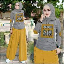 30 terlaris setelan tunik terbaru 2020 modis dan ngetrend saat ini. Baju Setelan Wanita Remaja Terbaru 2020 Model Modis Kekinian Celana Kulot Kaos Panjang Bahn Babytery Shopee Indonesia