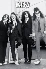 Kiss B W Poster Allposters Com Dressed To Kill Rock And Roll Kiss Band