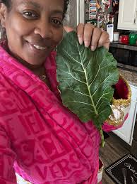 Danny's Grow Garden Thanksgiving collards harvest!!