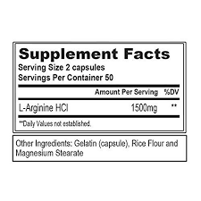 Evlution Nutrition L Arginine 1500 Mg Ultra Pure Nitric Oxide Supplement Muscle Growth Vascularity Ener Arginine Nitric Oxide Supplements Muscle Growth