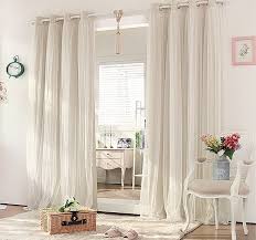 Double Layer Blockout With Lace Curtains Cream Beige Cream Curtains Curtains Bedroom Curtains