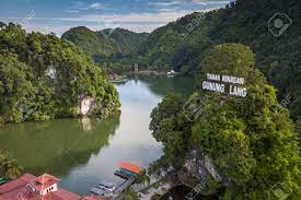 Gunung lang recreational park is a beautiful place consisting of a waterfall as if it welcome you to the park. Aerial View Of Gunung Lang Recreational Park Located In The Stock Photo Picture And Royalty Free Image Image 118044566