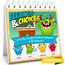 Feelings Choices Flip Book Teach 28 Emotions To Kids