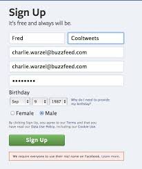 Search for to create fb with us. What It S Like To Sign Up For Facebook In 2013