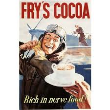 Vintage Frys Cocoa Advertisement Poster ...