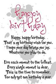 Have A Great Day Birthday Card Sayings Birthday Verses For Cards Birthday Poems