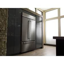 5 items on display at store today. Kitchenaid Kbfn402ess 42 In 24 2 Cu Ft Built In French Door Refrigerator In Stainless Steel