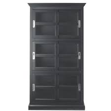 Black Bookshelf With Doors Home Decorators Collection 72 In Black Wood 6 Shelf Standard Bookcase With Sliding Doors 8058800950 Bookcase With Glass Doors Sliding Door Bookcase Bookcase